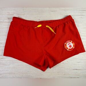Baywatch Red Lifeguard Swim Shorts XL Official Paramount Pictures